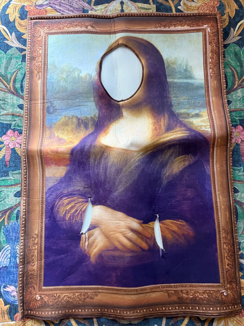 Purple Mona Lisa Wearable Costume